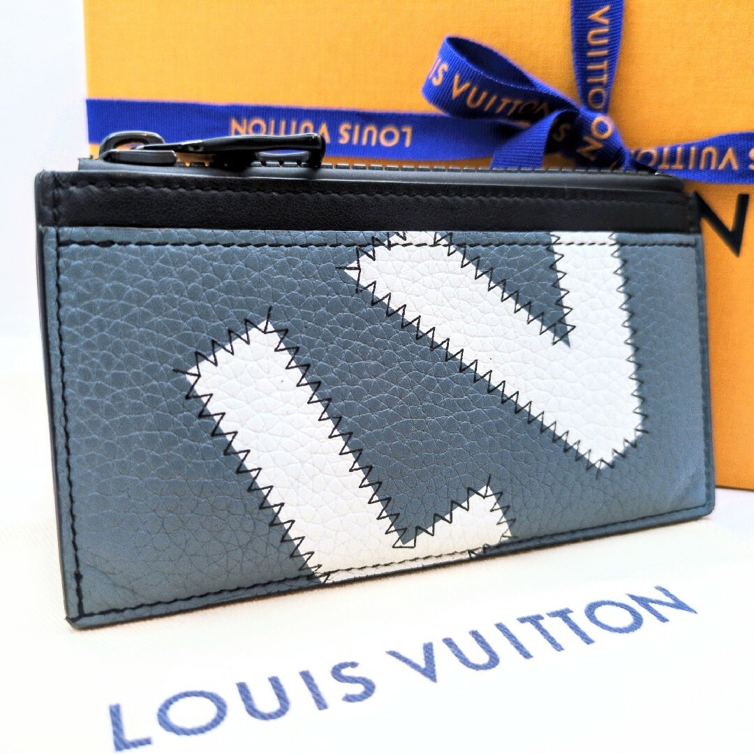 LOUIS VUITTON(ルイヴィトン)のIC搭載 希少カラー✨ ルイヴィトン フラグメントケース LVロゴ アンプラント メンズのファッション小物(コインケース/小銭入れ)の商品写真