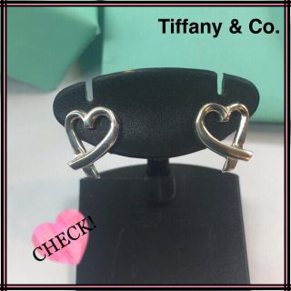 ティファニー(Tiffany & Co.)のTiffany & Co. ティファニー ラビングハート ピアス シルバー925(ピアス)