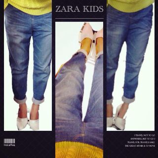 ザラキッズ(ZARA KIDS)のZARAKIDS♡スウェットデニム(デニム/ジーンズ)