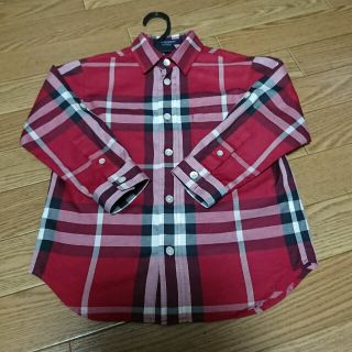 バーバリー(BURBERRY)の:BURBERRY  長袖シャツ  110センチくらい  サンプル品(Tシャツ/カットソー)