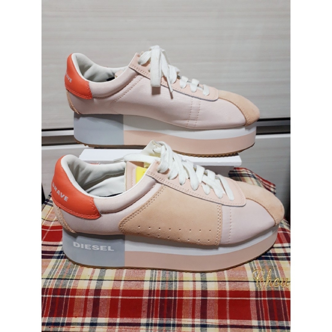 DIESEL - 【DIESEL/ディーゼル⭐パステルカラー ブロック 厚底 DIESEL - 【DIESEL/ディーゼル⭐パステルカラー ブロック 厚底