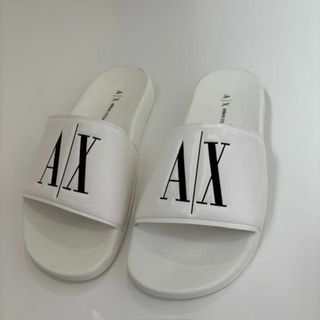 アルマーニエクスチェンジ(ARMANI EXCHANGE)のアルマーニエクスチェンジ　サンダル　ホワイト　EUR36　JPN23cm相当(サンダル)