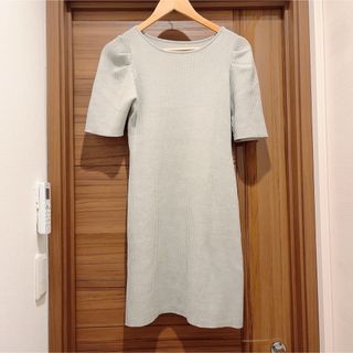 ワンアフターアナザーナイスクラップ(one after another NICE CLAUP)のワンアフターアナザーナイスクラップ　ニットミニワンピース(ミニワンピース)