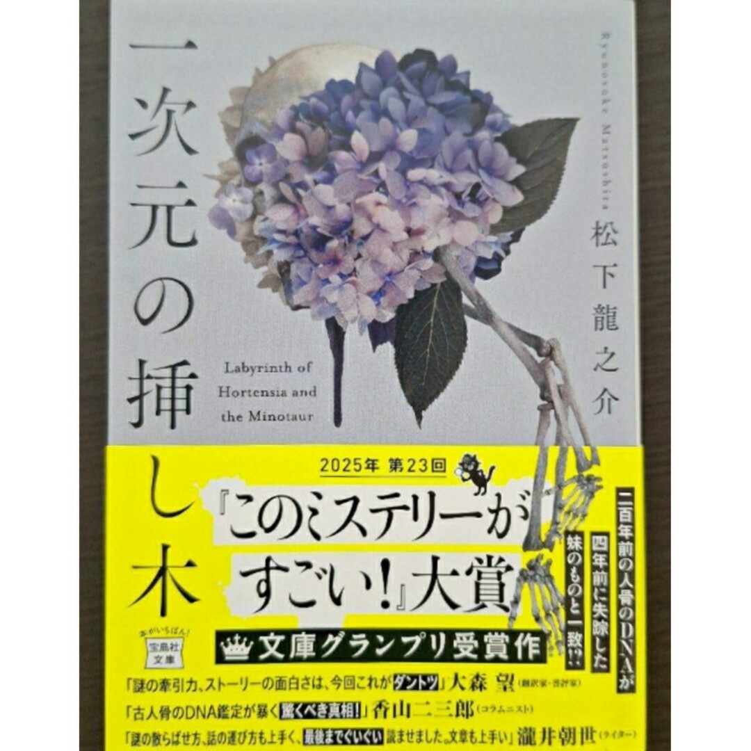 【最後1個希少 新品 未使用】一次元の挿し木 松下龍之介 送料無料 ミステリー エンタメ/ホビーの本(文学/小説)の商品写真