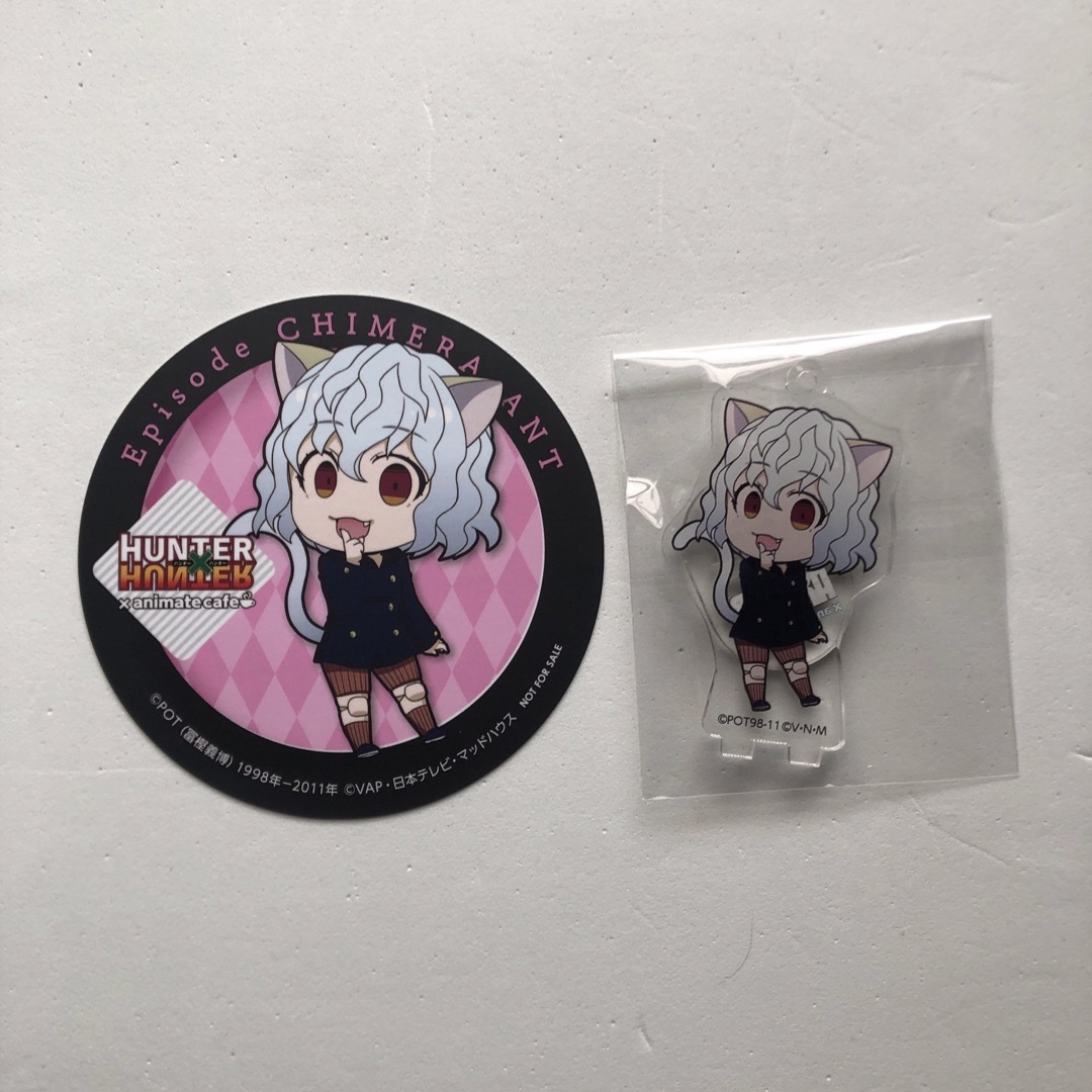 ピトー ハンターハンター アクリルスタンド コースター アニメイトカフェ エンタメ/ホビーのアニメグッズ(その他)の商品写真