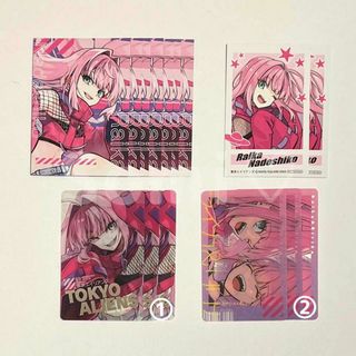 撫子ライカ 東京エイリアンズ ミュージアム アニメイト 特典 クリアカード(カード)