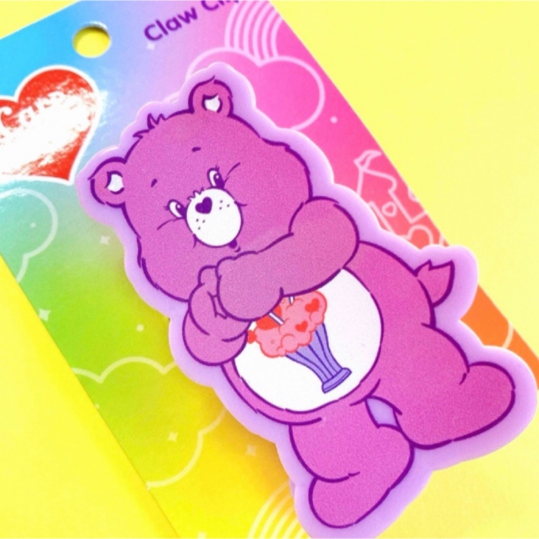 CareBears(ケアベア)の新品 アメリカ 輸入 ケアベア care bears ヘアクリップ 大 アメトイ エンタメ/ホビーのおもちゃ/ぬいぐるみ(キャラクターグッズ)の商品写真
