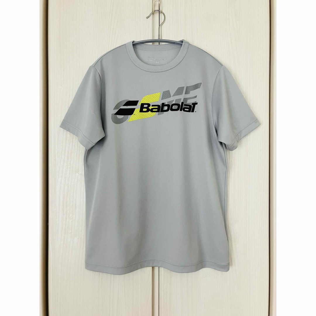 Babolat(バボラ)のBabolaTのテニスウェア（Tシャツ）｜ライトグレー スポーツ/アウトドアのテニス(ウェア)の商品写真