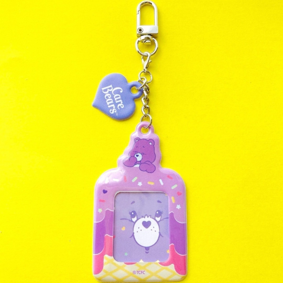 CareBears(ケアベア)の新品 Care bears ケアベア 証明写真 ミニトレカ 推し活 キーホルダー レディースのファッション小物(キーホルダー)の商品写真