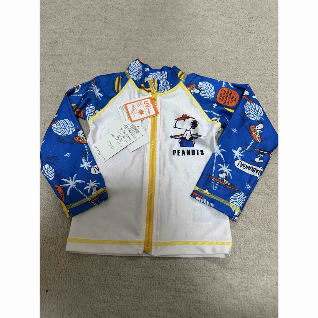 SNOOPY(スヌーピー)の子供ラッシュガード 90㎝ キッズ/ベビー/マタニティのキッズ服男の子用(90cm~)(水着)の商品写真