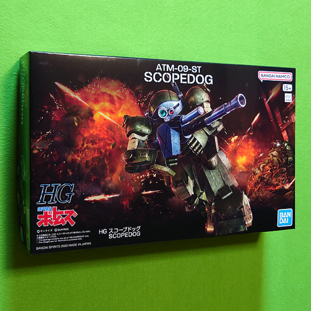 BANDAI(バンダイ)のＨＧ スコープドッグ　装甲騎兵ボトムズ　プラモデル　バンダイ エンタメ/ホビーのおもちゃ/ぬいぐるみ(模型/プラモデル)の商品写真
