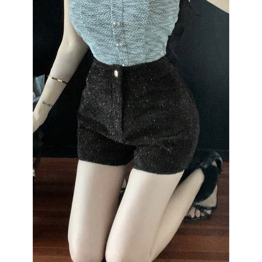 SHEIN ¦ DAZY レディース ソリッドカラーショートパンツ レディースのパンツ(ショートパンツ)の商品写真