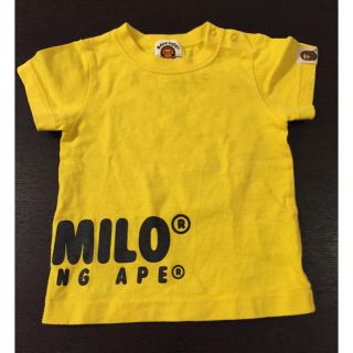 アベイシングエイプ(A BATHING APE)の☆アベイシグエイプ☆ベビー半袖Tシャツ☆70サイズ☆BAPEKIDS(Ｔシャツ)