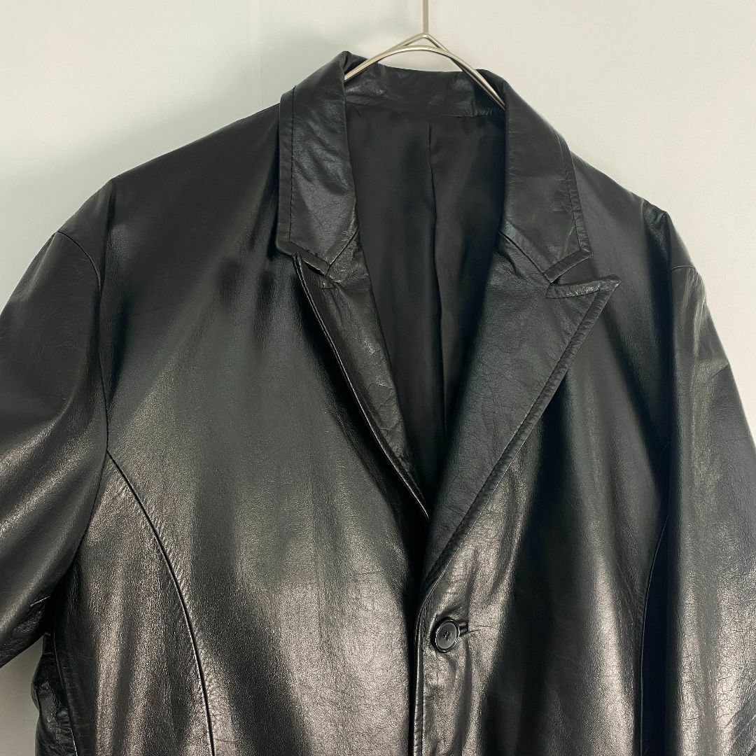 美品　ヴィンテージ　セットアップ　レザー　牛革　ジャケット　パンツ　お洒落 美品 ヴィンテージ セットアップ レザー 牛革 ジャケット パンツ