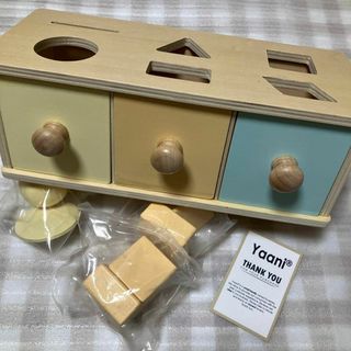 ❗️訳あり❗️ モンテッソリー 型合わせ 引き出し 子供用 おもちゃ パステル(その他)