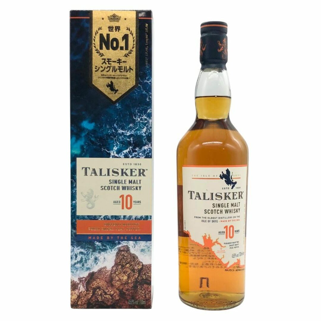 タリスカー 10年 シングルモルト 旧ボトル 700ml 45.8%【Y】の タリスカー 10年 シングルモルト 旧ボトル 700ml 45.8%【Y】の