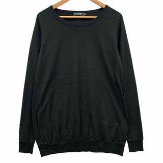 ドルチェアンドガッバーナ(DOLCE&GABBANA)のドルチェ＆ガッバーナ ロンT 長袖Ｔシャツ カットソー ブラック【AFB33】(Tシャツ/カットソー(半袖/袖なし))