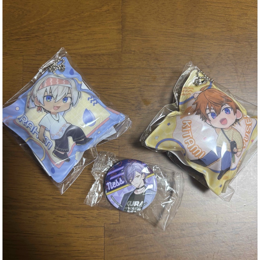 にじさんじ(ニジサンジ)のくら寿司 3点セット にじさんじ エンタメ/ホビーのおもちゃ/ぬいぐるみ(キャラクターグッズ)の商品写真