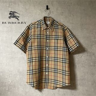 バーバリー(BURBERRY)のBURBERRY バーバリー 90年代 ノバチェック 半袖シャツ ビンテージ(シャツ)