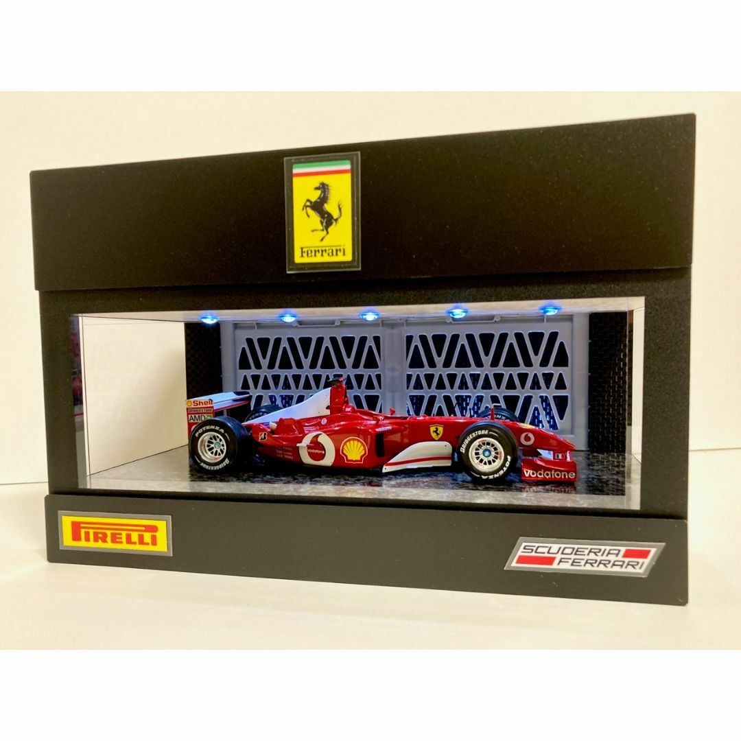 1/24〜1/64展示可・間接照明＆二重壁2・ディスプレーBOX・ネオジオラマ エンタメ/ホビーのおもちゃ/ぬいぐるみ(ミニカー)の商品写真