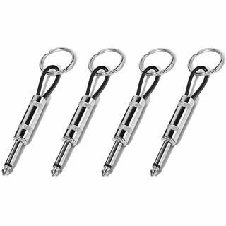 【数量限定】キーハンガー キーチェーン 4個入り ギター キーホルダー アンプ型(その他)