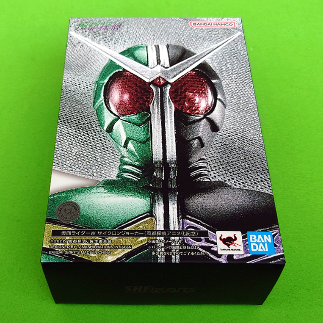 BANDAI(バンダイ)の未開封品　真骨彫製法 仮面ライダーWサイクロンジョーカー　風都探偵アニメ化記念 エンタメ/ホビーのフィギュア(特撮)の商品写真