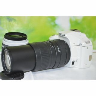 ペンタックス(PENTAX)の❤スマホ転送OK❤ ペンタックス K-x 一眼レフカメラ ホワイト(デジタル一眼)
