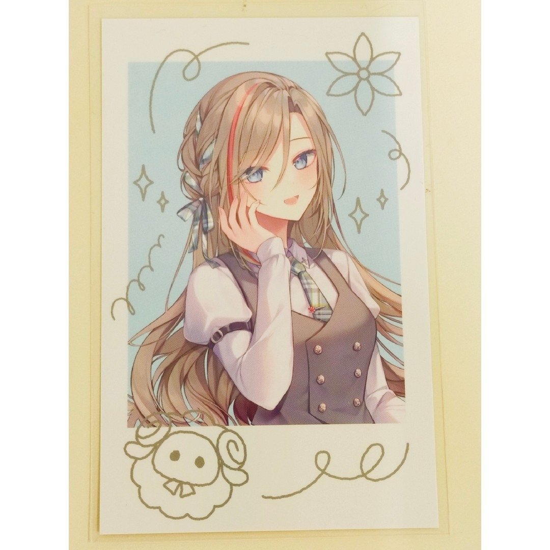 にじさんじ(ニジサンジ)のにじさんじ 来栖夏芽 にじさんじステーショナリー チェキ風カード エンタメ/ホビーのタレントグッズ(その他)の商品写真