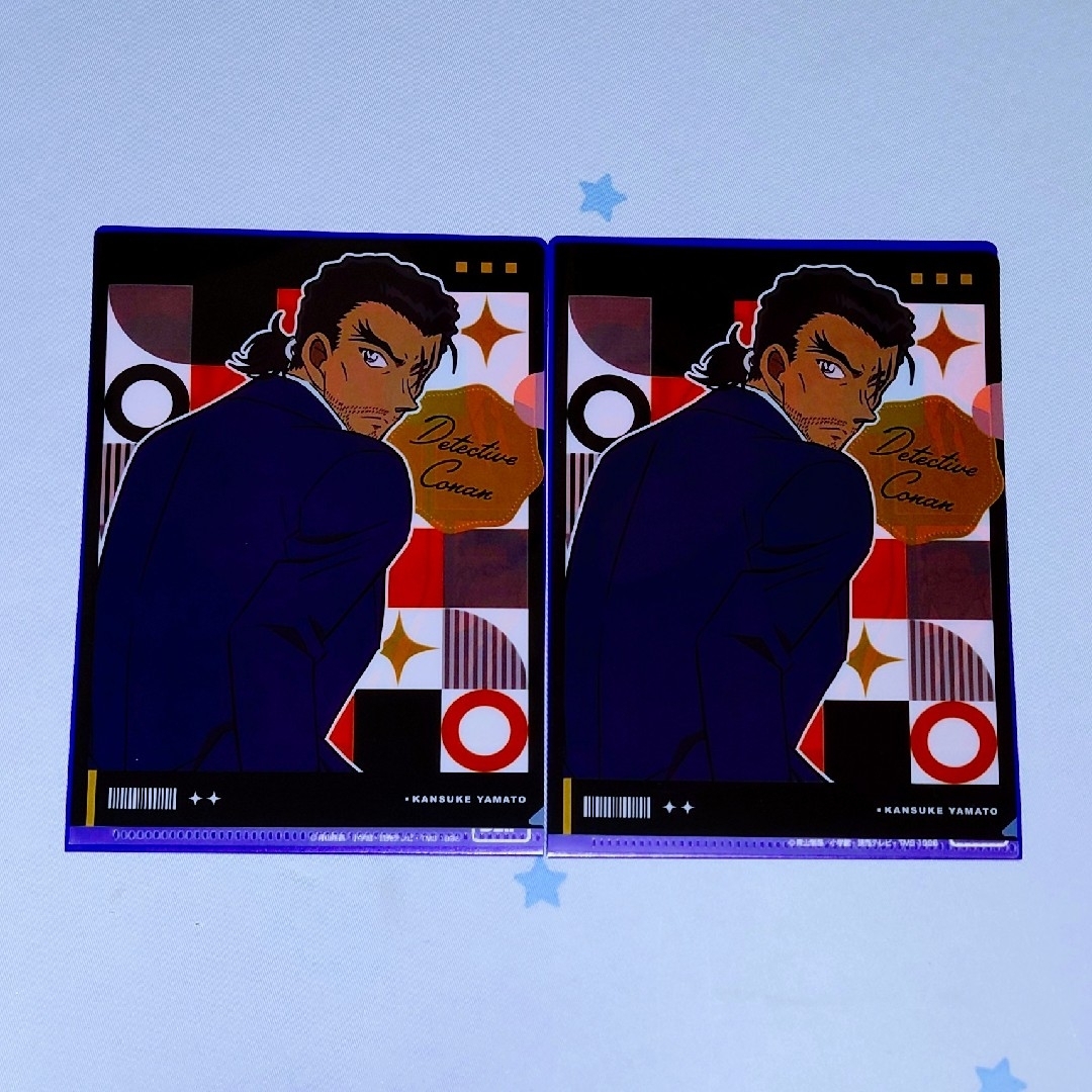 名探偵コナン 大和敢助 miniクリアファイルコレクション 2枚セット エンタメ/ホビーのアニメグッズ(クリアファイル)の商品写真