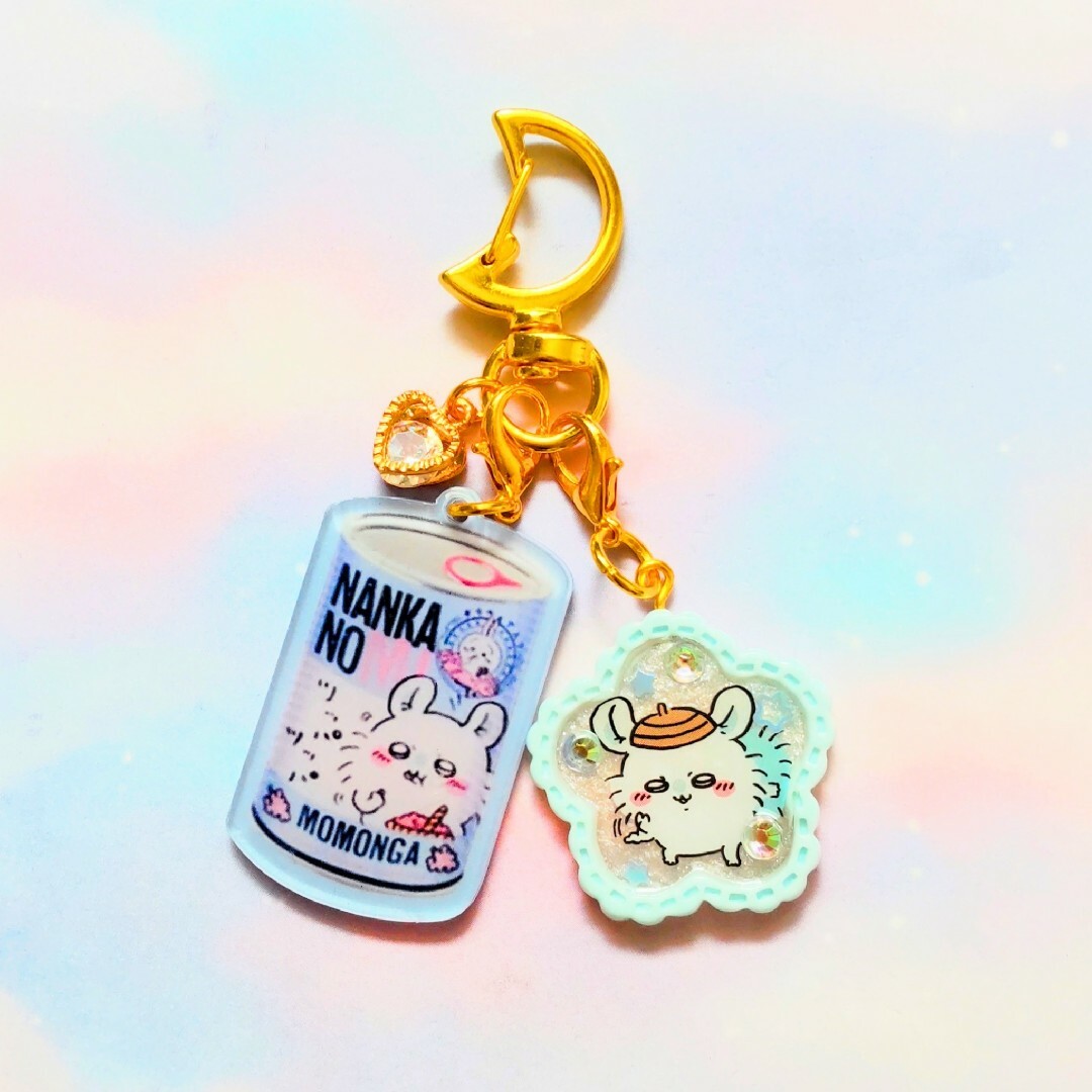 ちいかわ モモンガ キーホルダー エンタメ/ホビーのアニメグッズ(キーホルダー)の商品写真