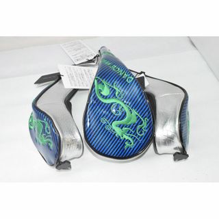 ダンスウィズドラゴン(Dance With Dragon)の新品☆ダンスウィズドラゴン ヘッドカバー 各種3点☆ドライバー・FW×２☆青(その他)