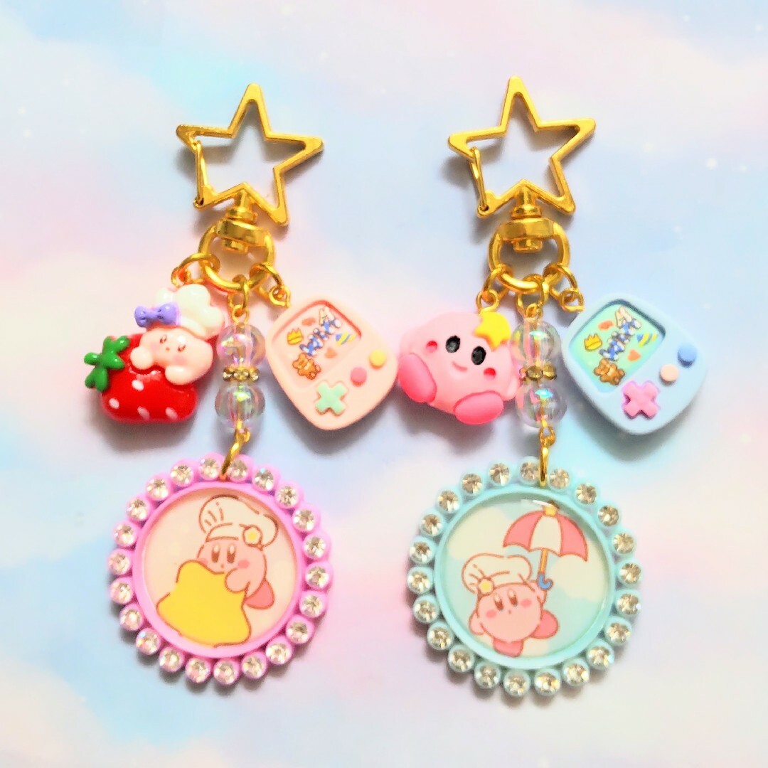 カービィ キーホルダー エンタメ/ホビーのおもちゃ/ぬいぐるみ(キャラクターグッズ)の商品写真