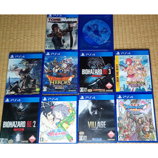 ★美品★ PS4 (バイオ・モンハン・ぎゃる☆がん・などなど) 10本セット(家庭用ゲームソフト)
