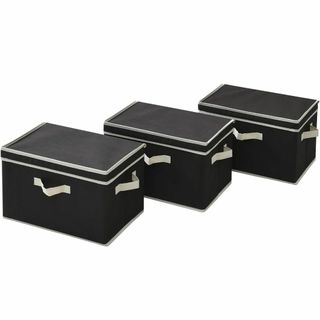 【数量限定】山善(YAMAZEN) どこでも 収納ボックス ふた付き 幅38×奥