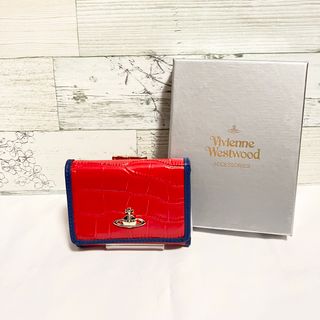 ヴィヴィアンウエストウッド(Vivienne Westwood)の【新品未使用】ヴィヴィアンウエストウッド　三つ折り財布　レッド(財布)
