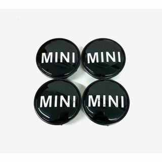 ミニ(ミニ)のMINI ミニ センターキャップ 54mm ブラック 4個セット 新品(車外アクセサリ)