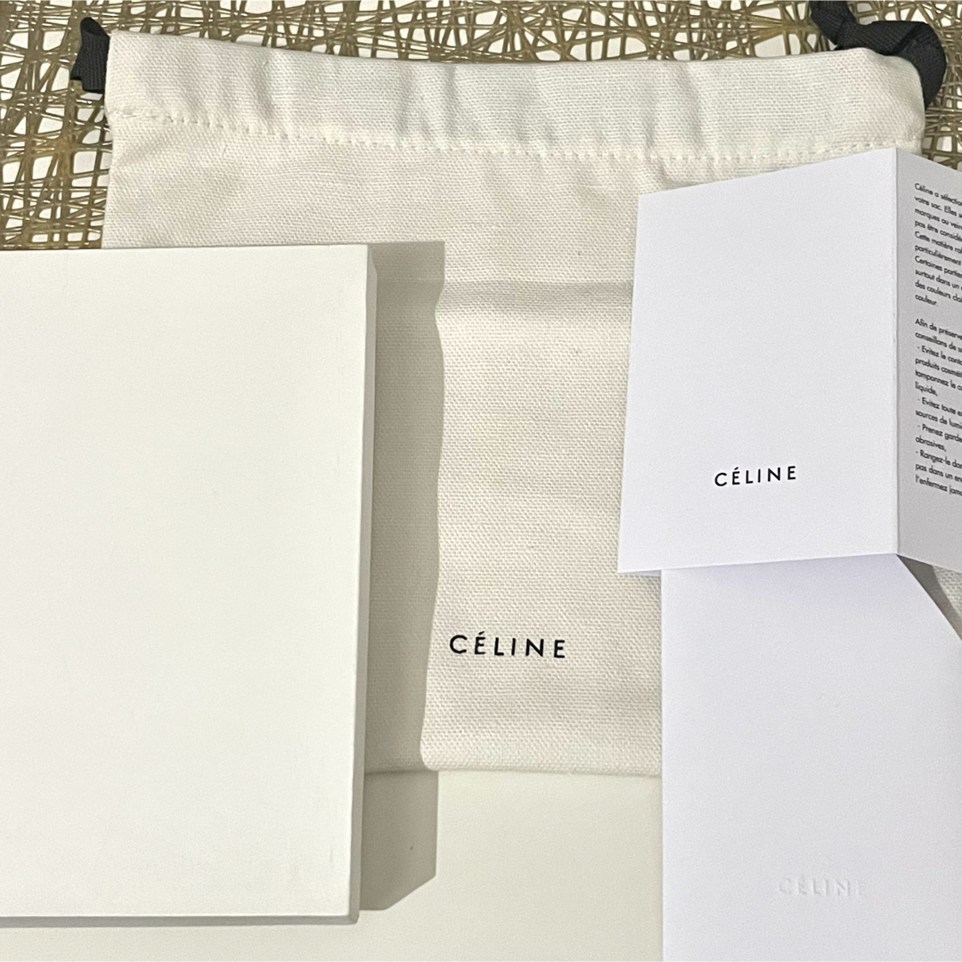 CELINE - CELIEN キルティング加工 ロングウォレット 長財布