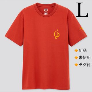 ☆新品タグ付☆ユニクロ・ガンプラ40周年UT［メンズ／L／オレンジ／ガンダム］