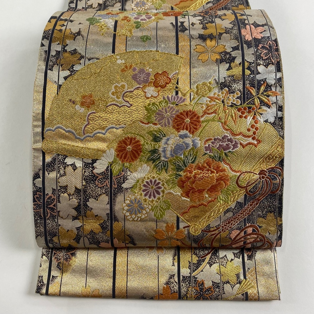 袋帯 美品 秀品 六通 正絹 【】