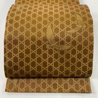 袋帯 美品 名品 六通 正絹 【中古】(帯)