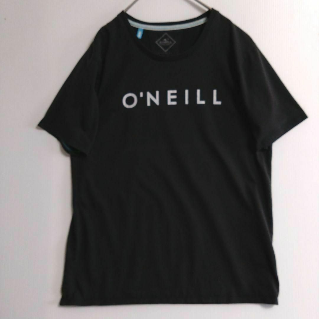 214 O'NELL 半袖Tシャツ M 黒 タグ無 US古着 レディス レディースのトップス(Tシャツ(半袖/袖なし))の商品写真