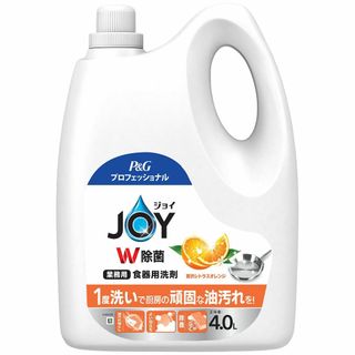 【特価セール】業務用 ジョイ W除菌 食器用洗剤 贅沢シトラスオレンジの香り 4(その他)