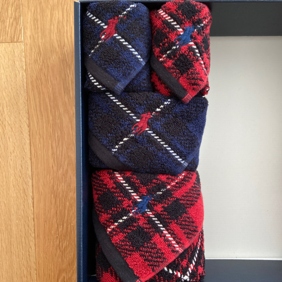 Ralph Lauren(ラルフローレン)の新品 ラルフローレン ハンドタオル フェイスタオル インテリア/住まい/日用品の日用品/生活雑貨/旅行(タオル/バス用品)の商品写真