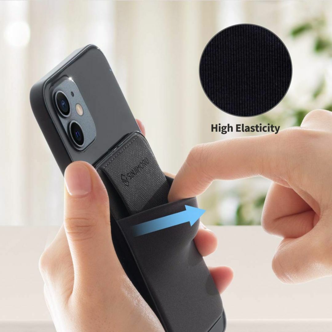 【滑り止めシリコンパッド追加】Sinjimoru Magsafe対応 iPhon スマホ/家電/カメラのスマホアクセサリー(その他)の商品写真