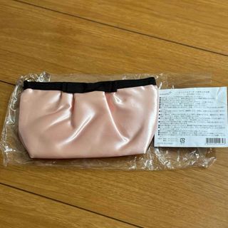 シセイドウ(SHISEIDO (資生堂))の資生堂わたしプラス　ピンク サテン 化粧ポーチ クリスタル装飾　送料込み匿名配送(ポーチ)