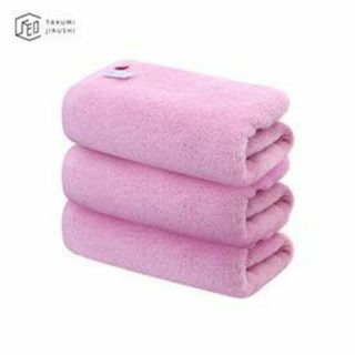 今治産 フェイスタオル 超吸水タイプ 国際標準 ピンク ３枚セット(タオル/バス用品)