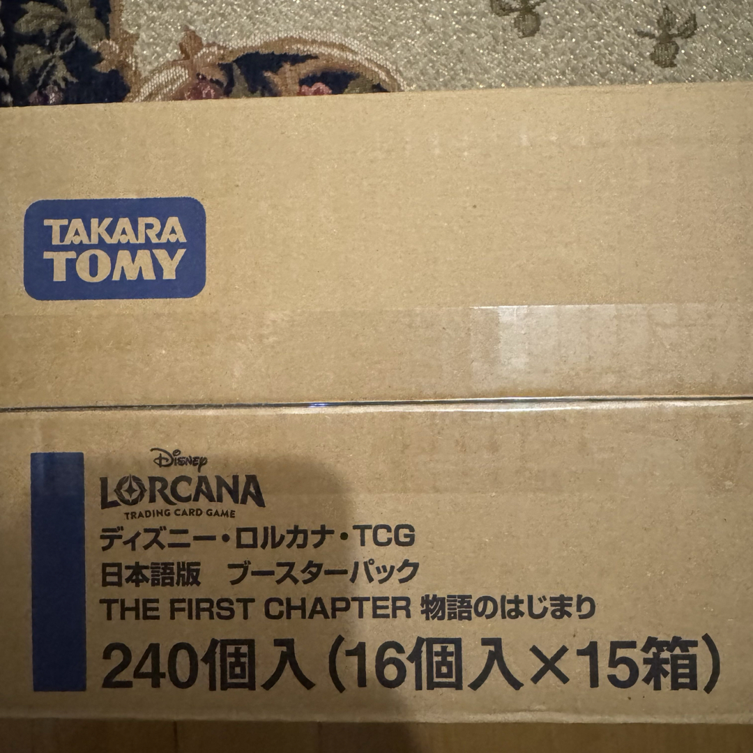 Disney(ディズニー)のロルカナ THE FIRST CHAPTER 物語のはじまり カートン未開封 エンタメ/ホビーのトレーディングカード(Box/デッキ/パック)の商品写真