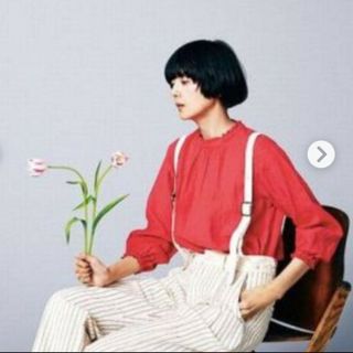 ネストローブ(nest Robe)のnest Robe 菊池亜希子さん別注カラー❤︎スタンドフリルブラウス(シャツ/ブラウス(長袖/七分))