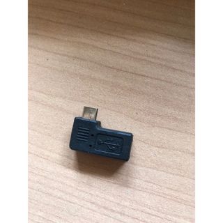 USB2.0対応 Ｌ字型変換 MicroBタイプ直角変換アダプタ