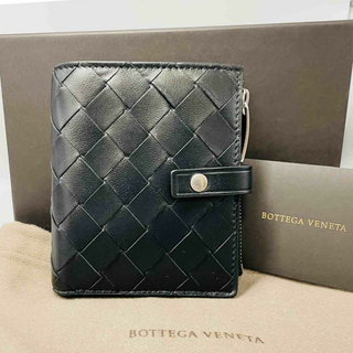 ボッテガヴェネタ(BOTTEGA VENETA)の新品・正規品　ボッテガヴェネタイントレチャート二つ折り財布(財布)